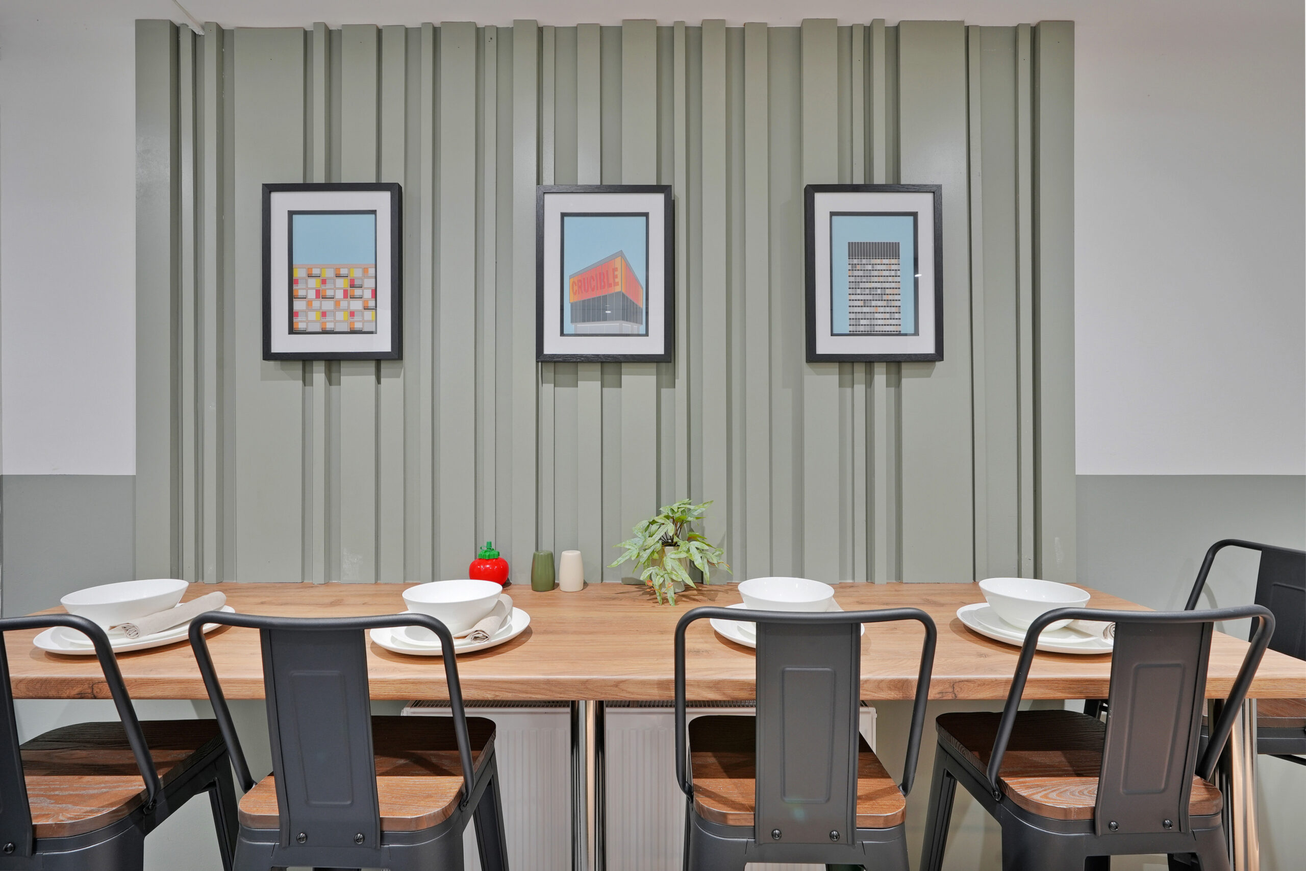 Park Village: kitchen diner